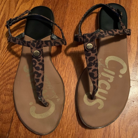 leopard sam edelman sandals